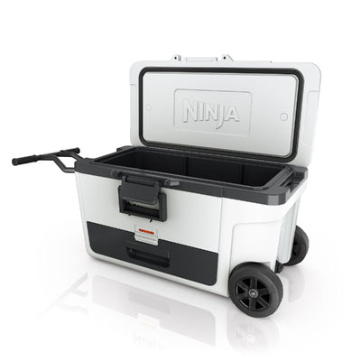 Ninja FB265EUUKWH FrostVault 65QT 61L Wheeled Cooler with Dry Zone Cloud White