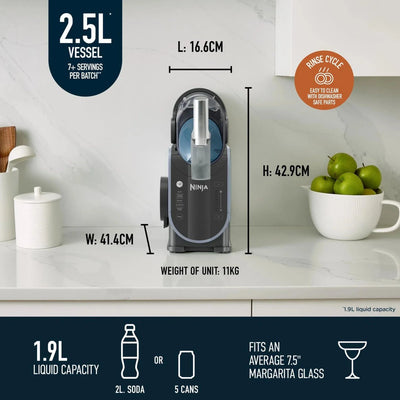 Ninja FS301UK SLUSHi Frozen Drink Maker Arctic Blue and Grey