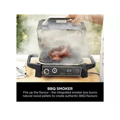 Ninja OG701UK Woodfire Electric BBQ Grill and Smoker