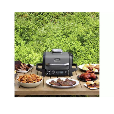 Ninja OG701UK Woodfire Electric BBQ Grill and Smoker