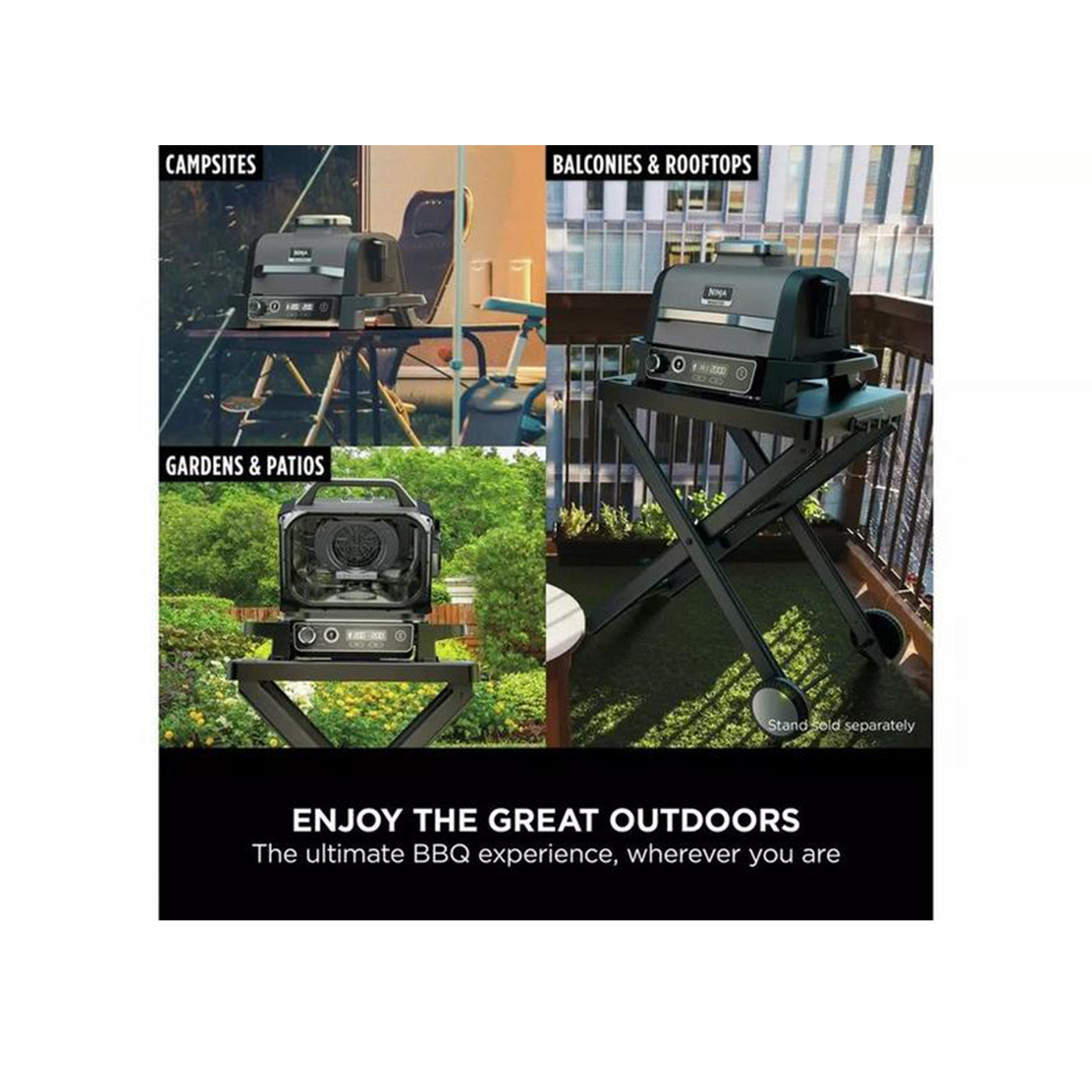 Ninja OG701UK Woodfire Electric BBQ Grill and Smoker
