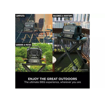 Ninja OG701UK Woodfire Electric BBQ Grill and Smoker