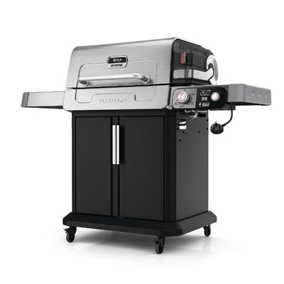 Ninja PG301UK FlexFlame Gas BBQ & Outdoor Cooking System Black Silver