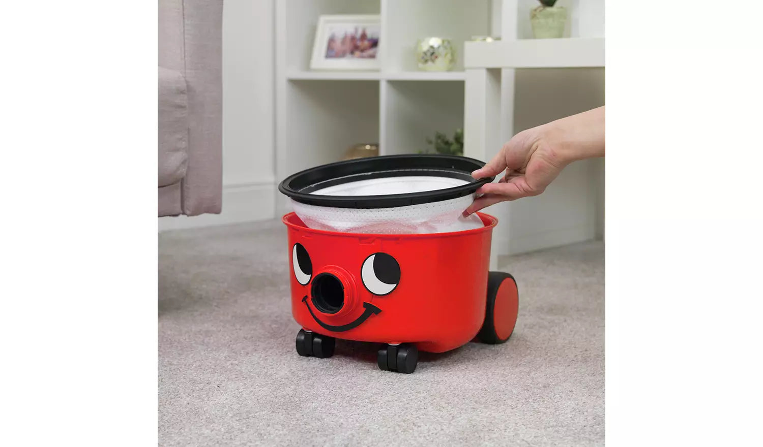 Numatic 902395 Henry HVR160-11 Bagged Cylinder Vacuum Cleaner Red