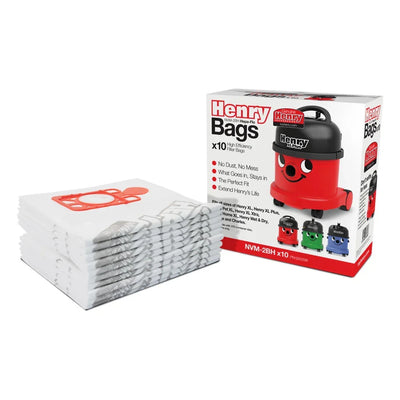 Numatic 920298 Genuine Henry HepaFlo XL Filter Vacuum Dust Bags (For XL Range) - Pack of 10