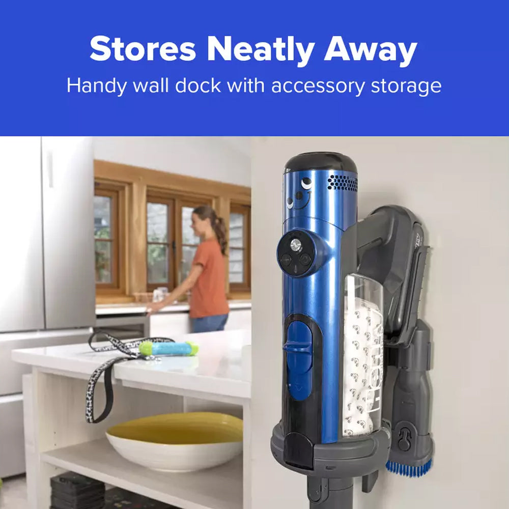 Numatic Henry Quick Pet Cordless Stick Vacuum Cleaner Blue 916634 - Clearance
