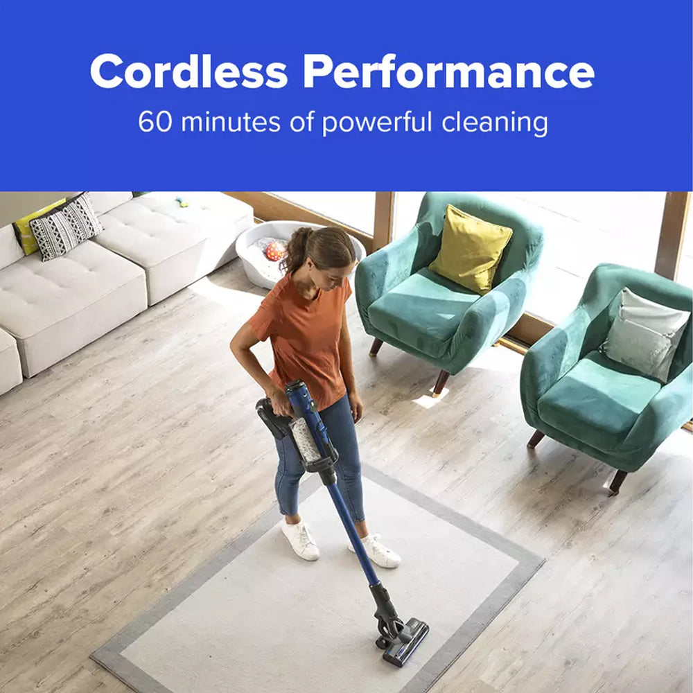 Numatic Henry Quick Pet Cordless Stick Vacuum Cleaner Blue 916634 - Clearance