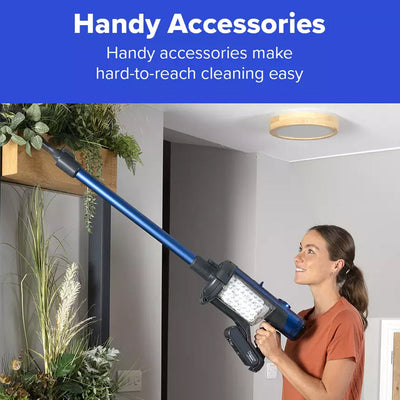 Numatic Henry Quick Pet Cordless Stick Vacuum Cleaner up to 60 Minutes Run Time - Blue 916634