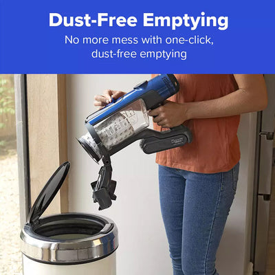 Numatic Henry Quick Pet Cordless Stick Vacuum Cleaner up to 60 Minutes Run Time - Blue 916634