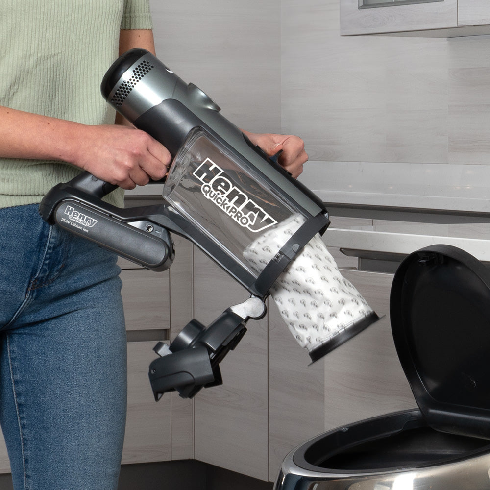 Numatic Henry Quick Pro Cordless Vacuum Cleaner with up to 60 Minutes Run Time Grey - 919149