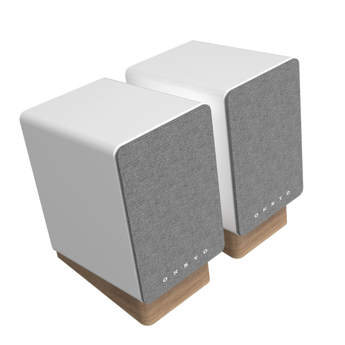Onkyo Creator Series GX-10DB Active Bookshelf Speakers Pair - White