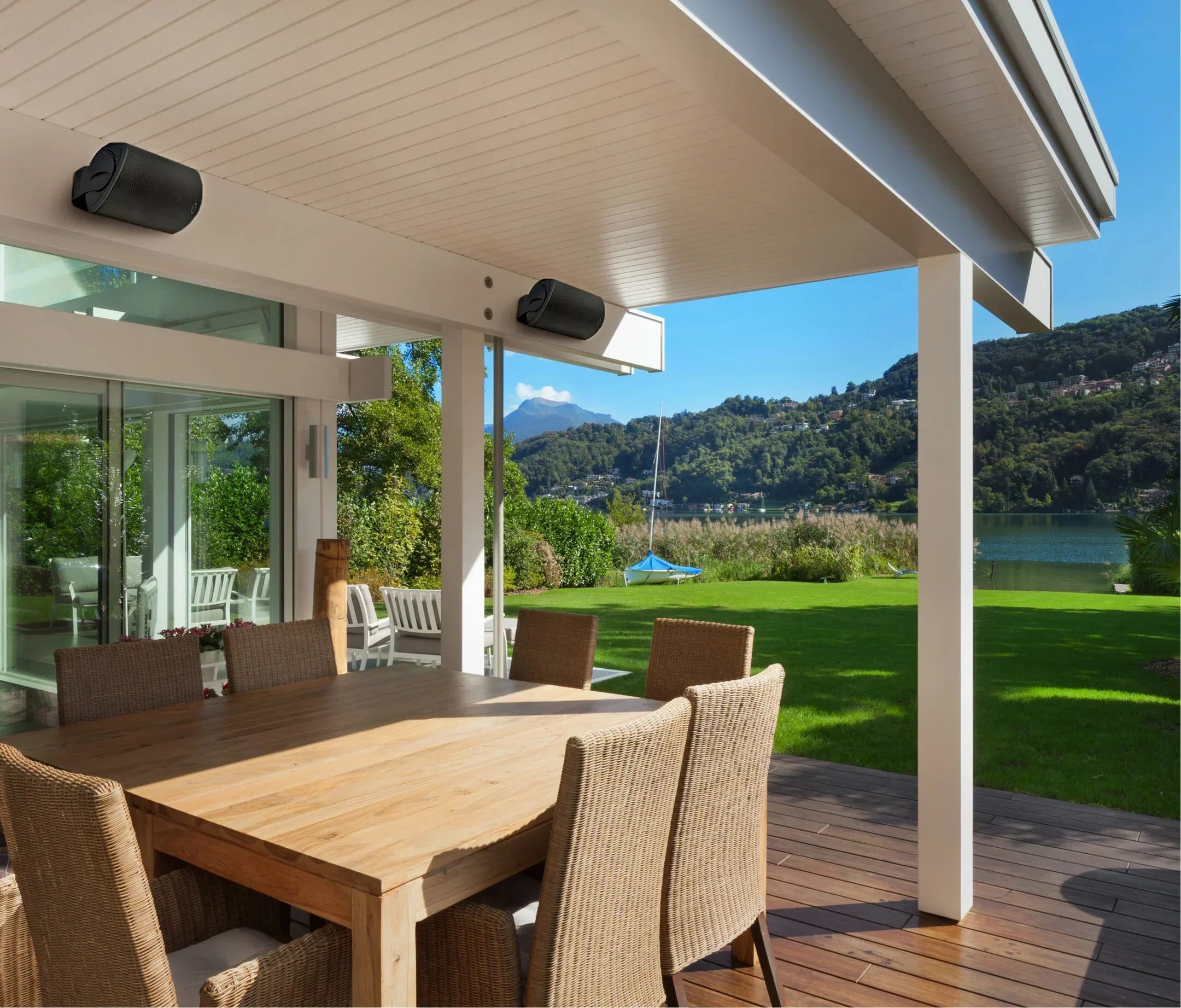 Polk Atrium 6 All-weather Outdoor Loudspeakers Pair Black
