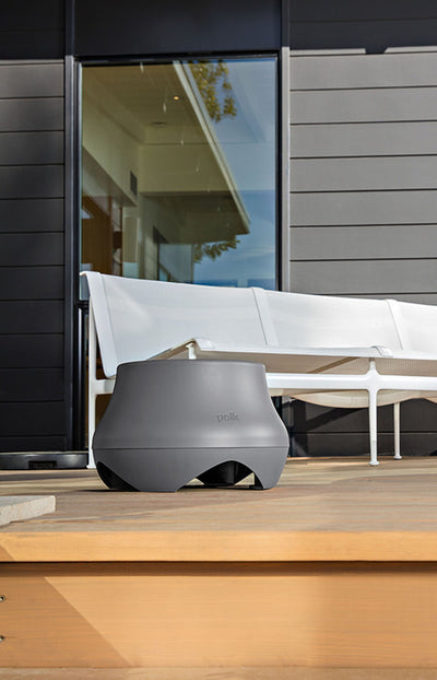 Polk Atrium Sub 100 All-Weather Outdoor 10Inch 200W Subwoofer Grey