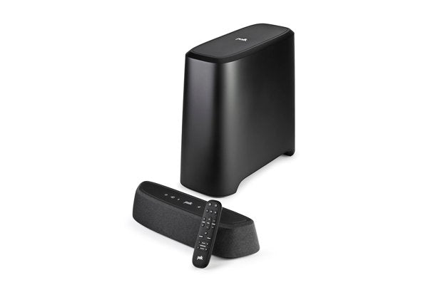 Polk MagniFi Mini AX Ultra compact Dolby Atmos and DTS X Sound Bar and Subwoofer