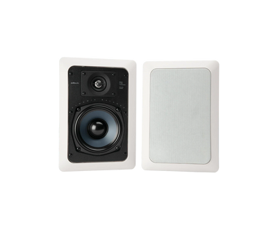 Polk RC55i High-Quality In-Wall Speakers Pair with 5.25inch Drivers White