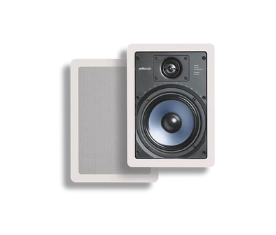 Polk RC65I High-Quality In-Ceiling Stereo Speakers Pair with 6.5 inch Drivers white