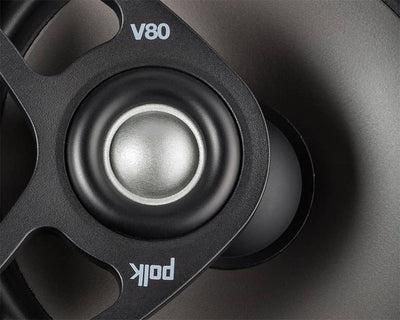 Polk V80 Vanishing In-Ceiling Single Speaker with 8inch Driver