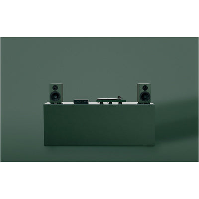 Pro-Ject Colourful Audio System 2 with Debut EVO 2 Turntable MaiA S3 Amplifier and Speaker Box 5 S2 Speakers - Satin Fir Green