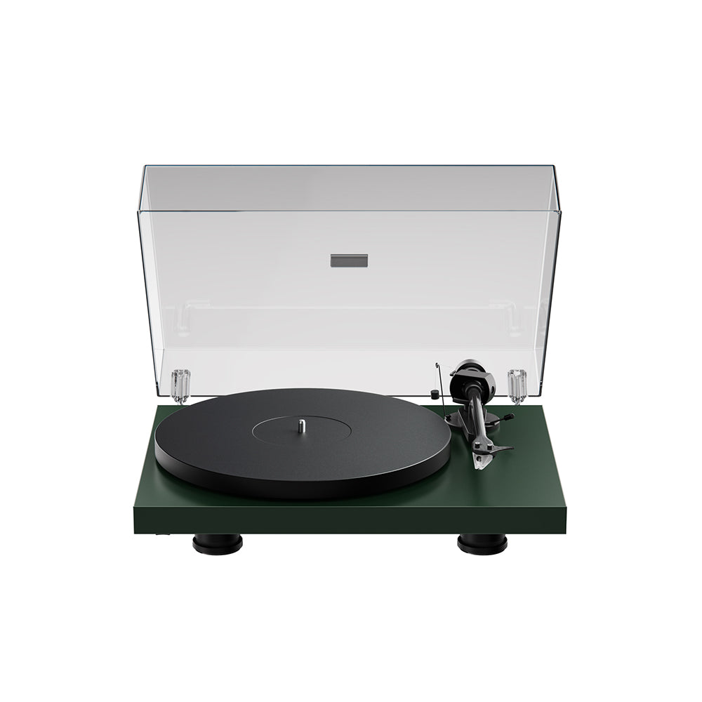 Pro-Ject Colourful Audio System 2 with Debut EVO 2 Turntable MaiA S3 Amplifier and Speaker Box 5 S2 Speakers - Satin Fir Green