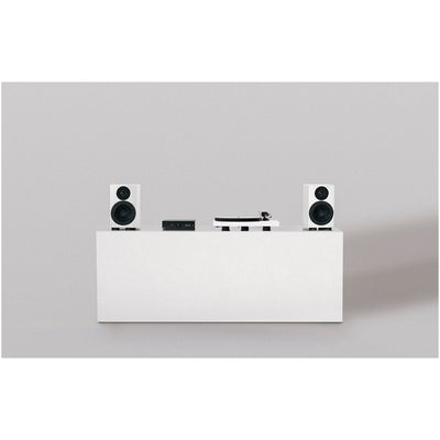 Pro-Ject Colourful Audio System 2 with Debut EVO 2 Turntable MaiA S3 Amplifier and Speaker Box 5 S2 Speakers - Satin White