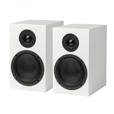 Pro-Ject Colourful Audio System 2 with Debut EVO 2 Turntable MaiA S3 Amplifier and Speaker Box 5 S2 Speakers - Satin White