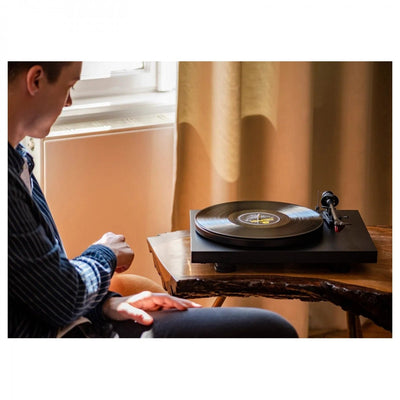 Pro-Ject Debut Carbon EVO Turntable Satin Black and Ruark R3s Music System Charcoal HiFi Package