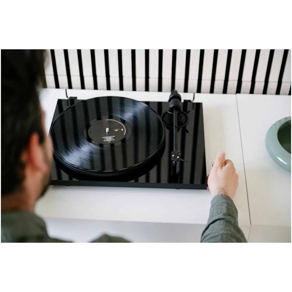 Pro-Ject E1.2 Plug and Play Audiophile Grade Manual Turntable Black
