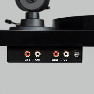 Pro-Ject E1 BT Bluetooth Belt Driven Turntable with Built-in Phono Preamp - Black