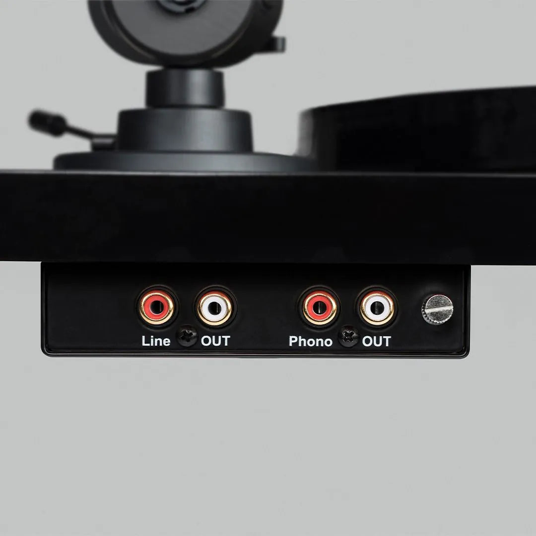 Pro-Ject E1 BT Bluetooth Belt Driven Turntable with Built-in Phono Preamp - White