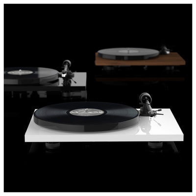 Pro-Ject E1 BT Bluetooth Belt Driven Turntable with Built-in Phono Preamp - White