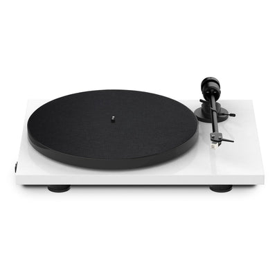 Pro-Ject E1 BT Bluetooth Belt Driven Turntable with Built-in Phono Preamp - White