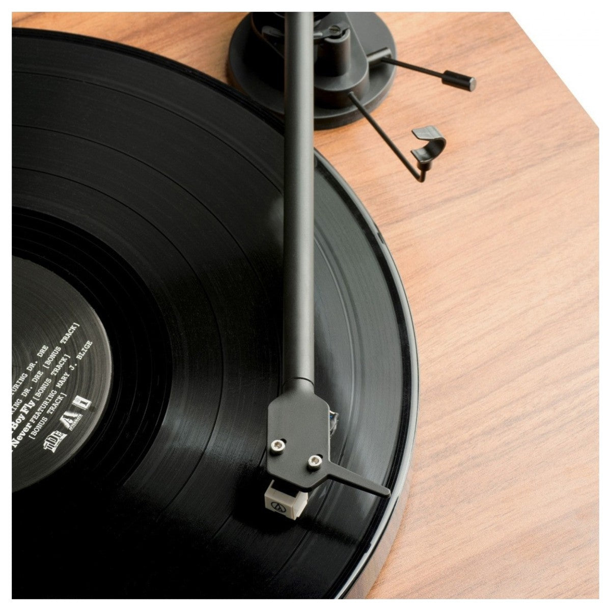 Pro-Ject E1 Phono Belt Driven Turntable with Built-in Phono Preamp - White