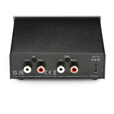 Pro-Ject Head Box E Micro-sized Headphone Amplifier Silver