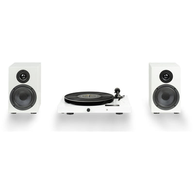 Pro-Ject Juke Box E1 Turntable Set with Speaker Box 5 Speakers White