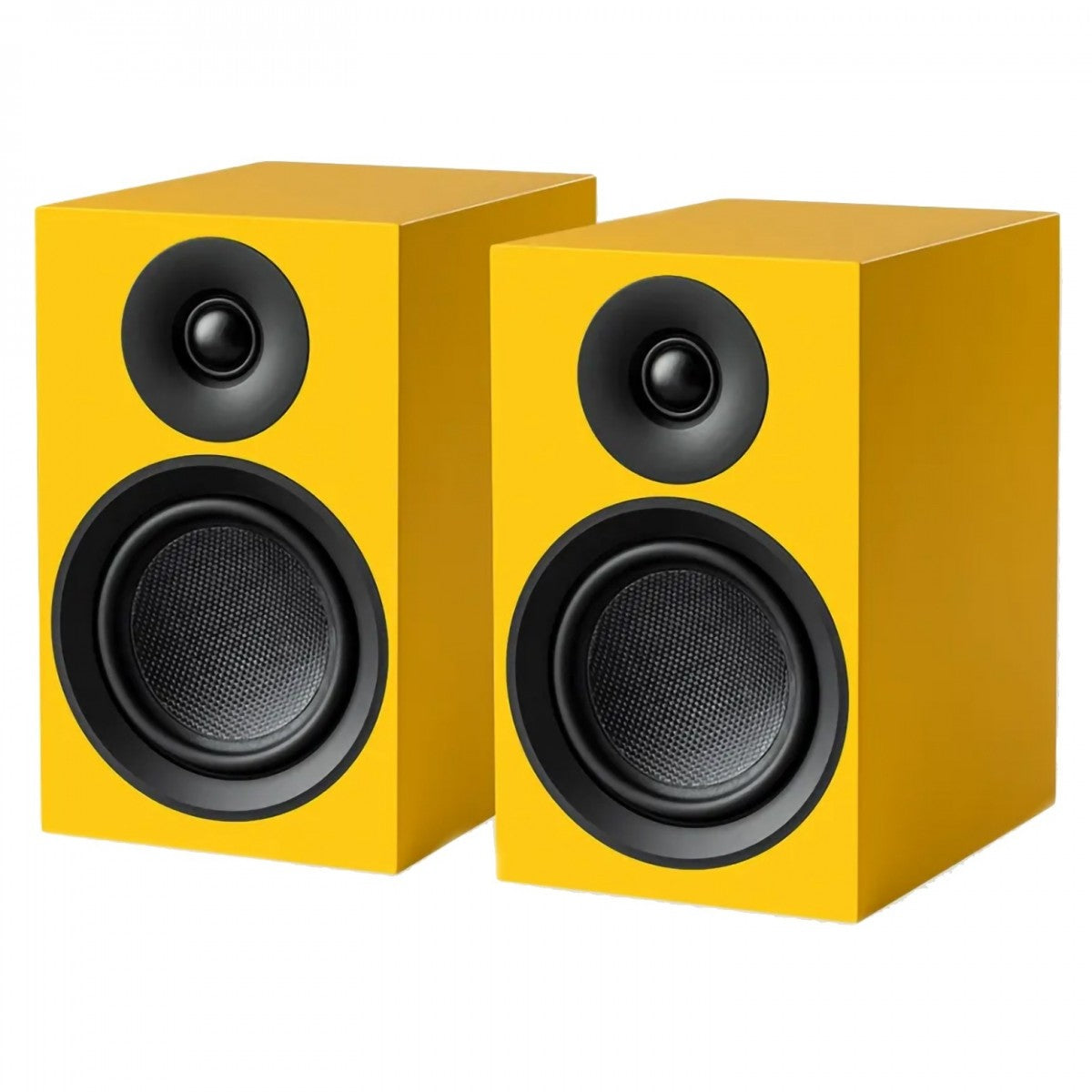 Pro-Ject Speaker Box 5 E Carbon Bookshelf Speakers Satin Golden Yellow
