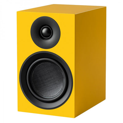 Pro-Ject Speaker Box 5 E Carbon Bookshelf Speakers Satin Golden Yellow