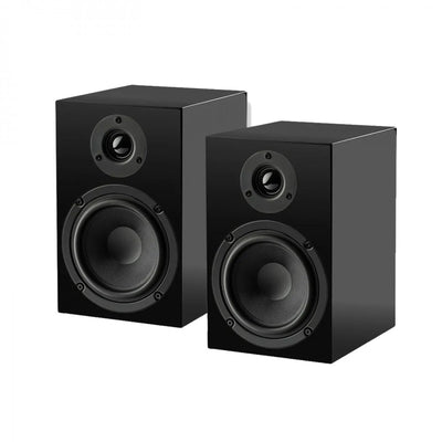 Pro-Ject Stereo Set E1 All-In-One Hi-Fi Set including E1 Turntable with Stereo Box E Integrated Amp and Speaker Box 5E Speakers - Black