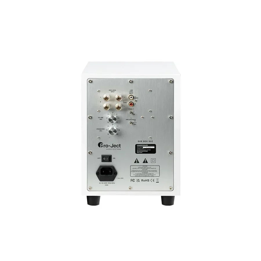 Pro-Ject Sub Box 50 E 5 inch Active Subwoofer White