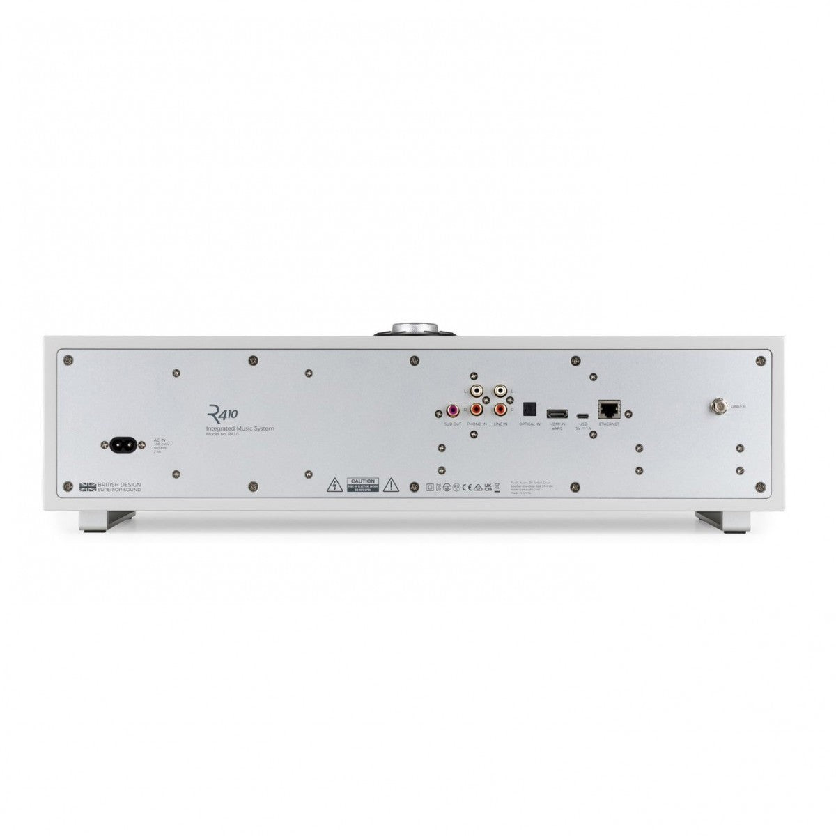Pro-Ject T1 EVO Phono Belt-Driven Turntable White and Ruark R410 Integrated Wireless Music System Grey HiFi Package