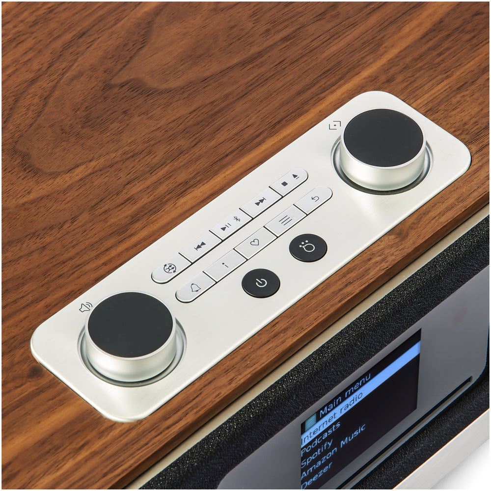 Pro-Ject T1 EVO Phono Turntable and Roberts Stream 67L All In One Smart Music System Walnut HiFi Package