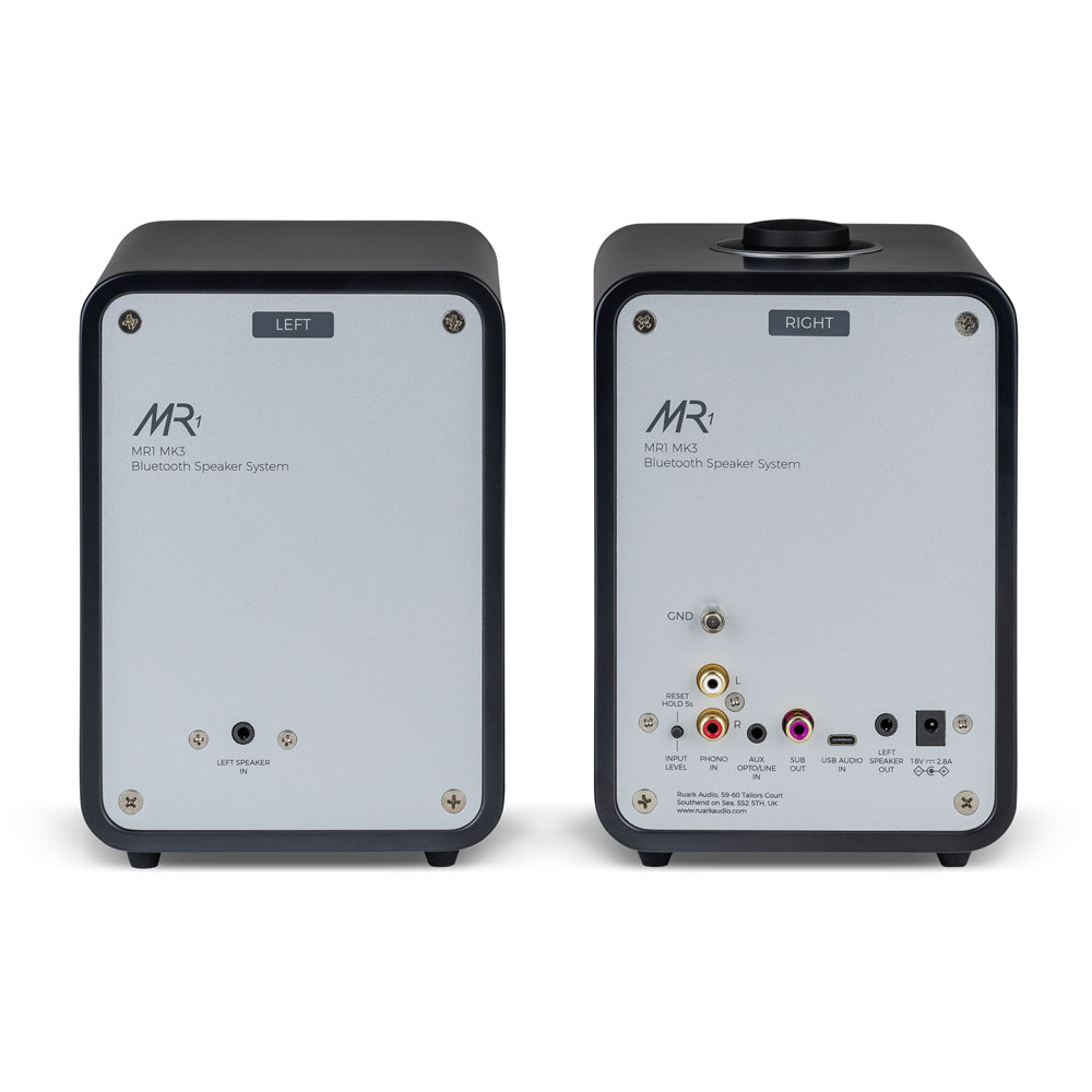Pro-Ject T1 EVO Phono Turntable and Ruark MR1 MK3 Active Bluetooth Speakers with Built-in MM Phono Preamp Black