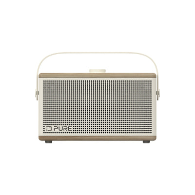 Pure Classic Aura Portable Bluetooth Speaker with Ambient Lighting - Cotton White Oak