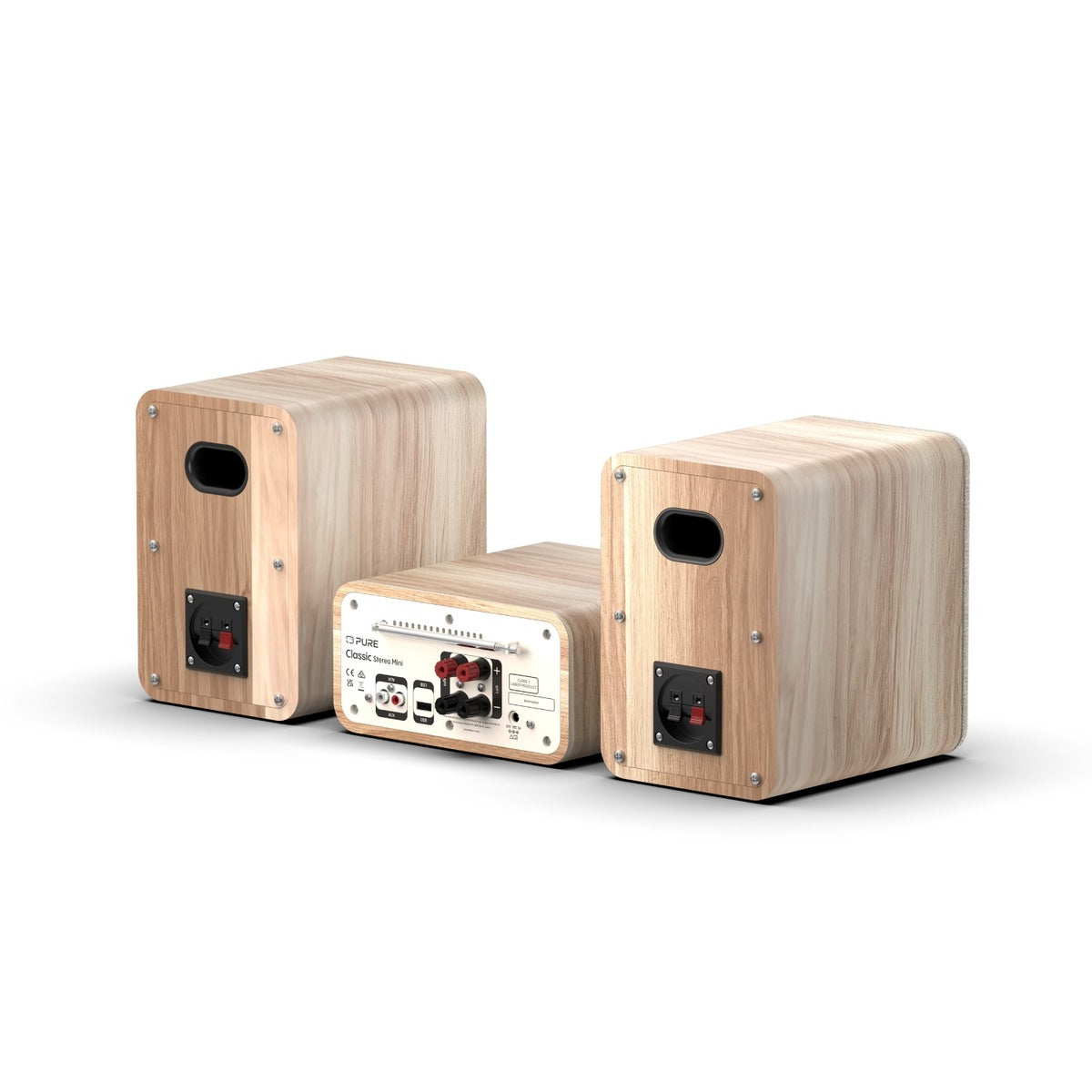 Pure Classic Stereo Mini DAB DAB+ FM Radio with Bluetooth CD Player Micro Stereo System Cotton White