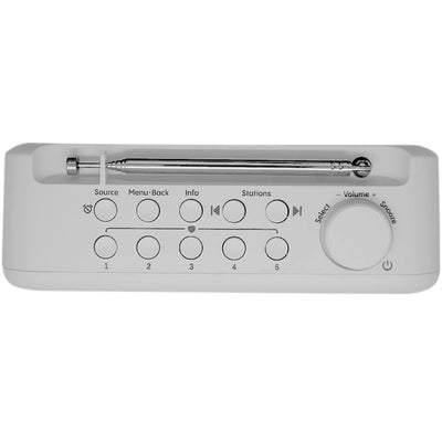 Pure Elan One2 Portable Dab+ Radio with Bluetooth Cotton White