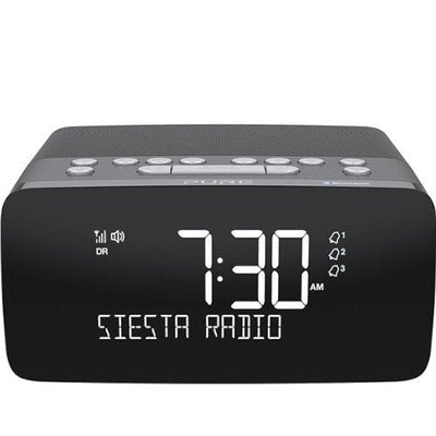 PURE Siesta Charge DAB+/FM & Blutooth with Qi Wireless Charging Pad In Graphite