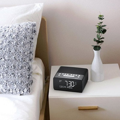 PURE Siesta Charge DAB+/FM & Blutooth with Qi Wireless Charging Pad In Graphite
