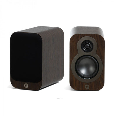Q Acoustics 3010c Bookshelf Speakers Pair Claro Walnut
