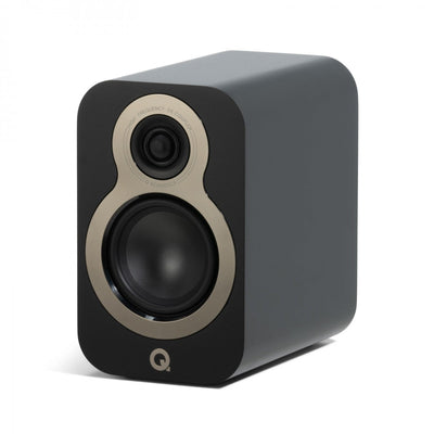 Q Acoustics 3010c Bookshelf Speakers Pair Satin Black