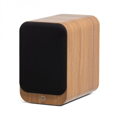 Q Acoustics 3020c Bookshelf Speakers Pair Pin Oak
