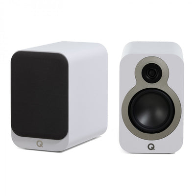 Q Acoustics 3020c Bookshelf Speakers Pair Satin White